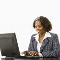 Women in front of computer